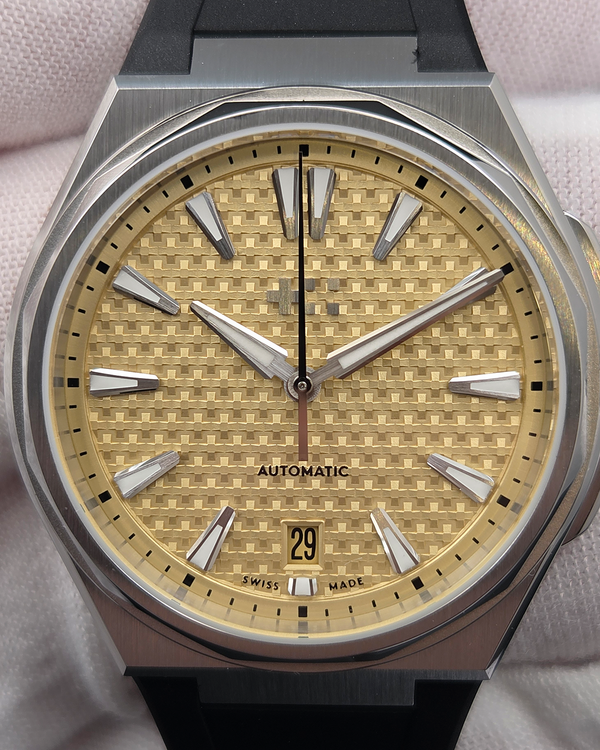2026 Christopher Ward The Twelve 38MM Yellow Dial Rubber Strap (C12-38ADA1-S00A1)
