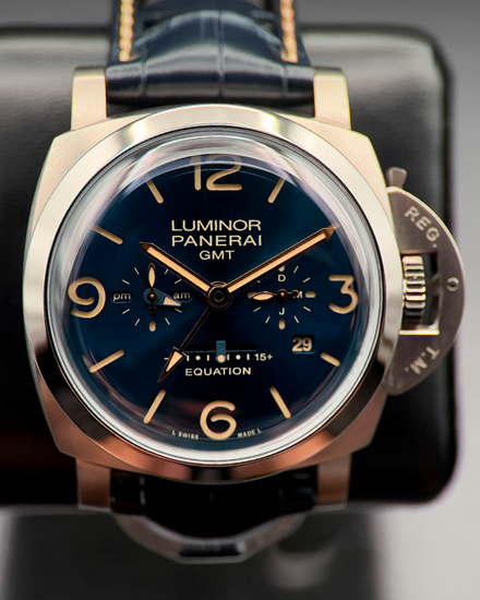 2023 Panerai Luminor Equation of Time GMT L.E. 47MM Blue Dial Leather Strap (PAM00670)