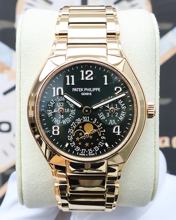 Patek Philippe Twenty-4 36MM Olive Green Dial Rose Gold Bracelet (7340/1R-010)