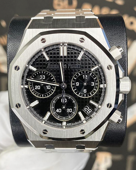 Audemars Piguet Royal Oak Chronograph 41MM Black Dial Steel Bracelet (26240ST.OO.1320ST.06)