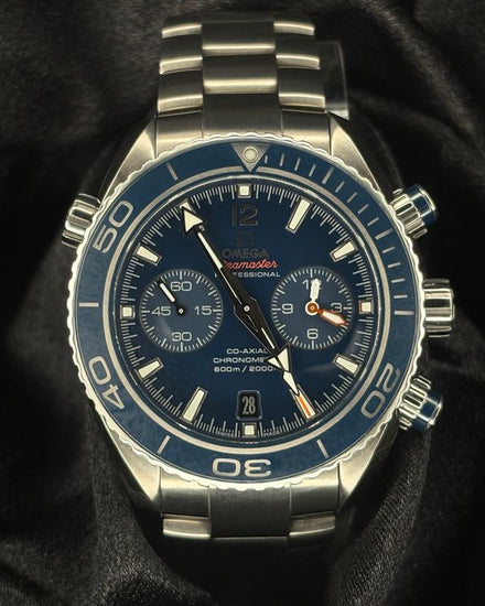 2023 Omega Seamaster Planet Ocean 600M 45.5MM Blue Dial Titanium Bracelet (232.90.46.51.03.001)