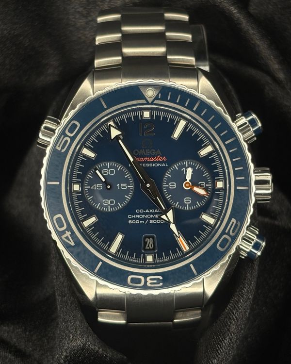 2023 Omega Seamaster Planet Ocean 600M 45.5MM Blue Dial Titanium Bracelet (232.90.46.51.03.001)