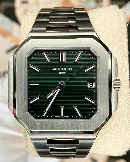 Patek Philippe Cubitus 45MM Green Dial Steel Bracelet (5821/1A-001)