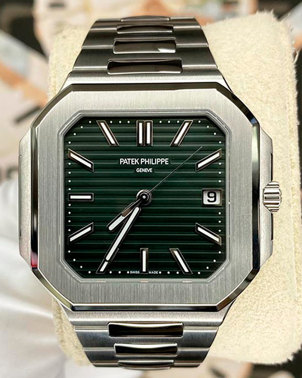 Patek Philippe Cubitus 45MM Green Dial Steel Bracelet (5821/1A-001)