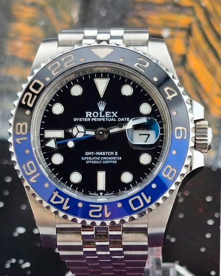 2023 Rolex GMT-Master II "Batgirl" 40MM Black Dial Jubilee Bracelet (126710BLNR)