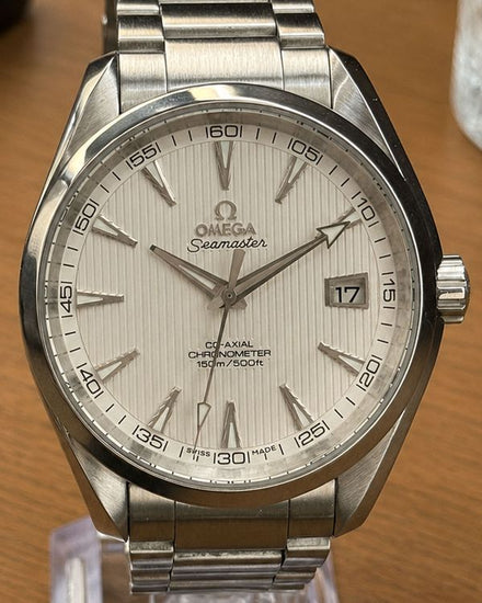 No Reserve - 2019 Omega Seamaster Aqua Terra 41.5MM Silver Dial Steel Bracelet (231.10.42.21.02.001)