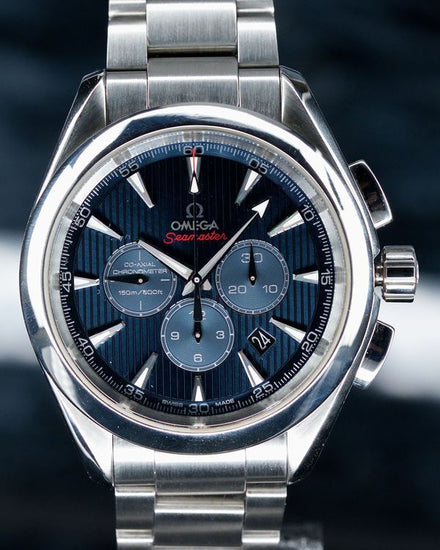 No Reserve - 2012 Omega Seamaster Aqua Terra 150M Specialties Olympic Games "London 2012" Edition 44MM Blue Dial Steel Bracelet (522.10.44.50.03.001)