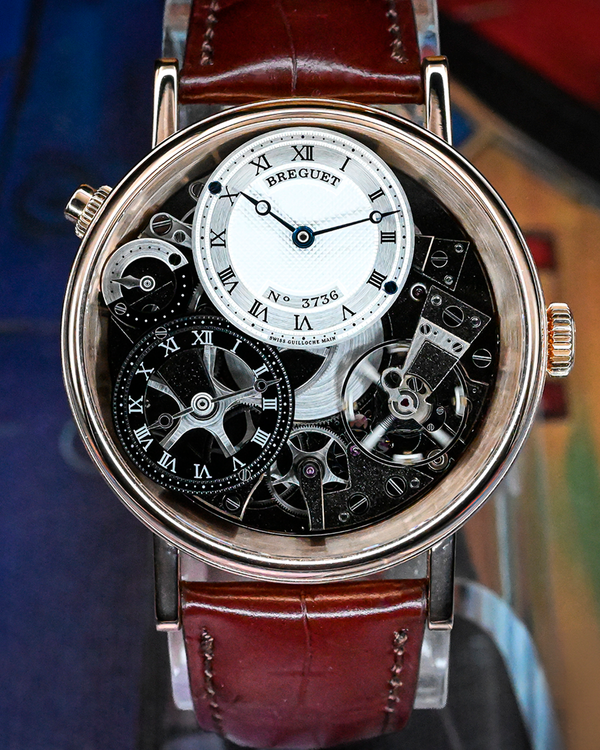 2017 Breguet Tradition 40MM Skeleton Dial Leather Strap (7067BR/G1/9W6)