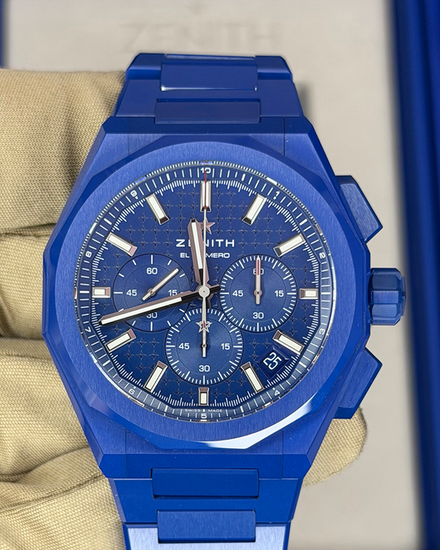 2025 Zenith Defy Skyline Chronograph "160th Annyversary Edition" L.E. 42MM Blue Dial Ceramic Bracelet (49.9502.3600/51.I001)
