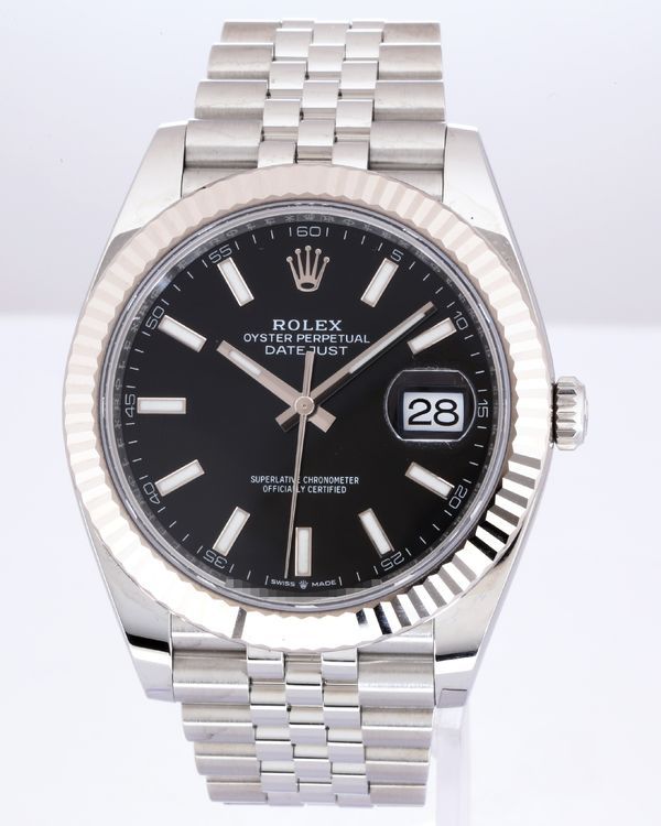 No Reserve - 2026 Rolex Datejust 41MM Black Dial Jubilee Bracelet (126334)