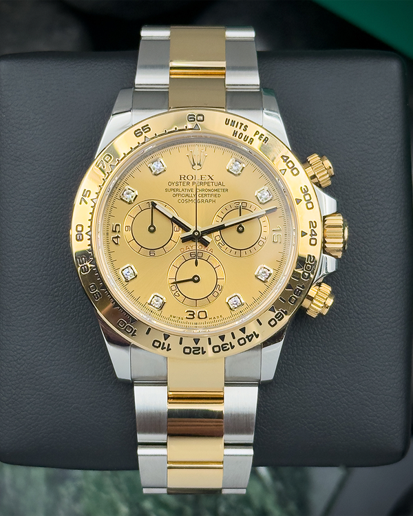 2021 Rolex Cosmograph Daytona 40MM Champagne Dial Two-Tone Oyster Bracelet (116503)