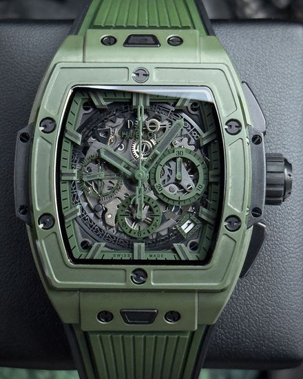 2025 Hublot Spirit Of Big Bang L.E. 42MM Green Dial Rubber Strap (642.GX.5210.RX)