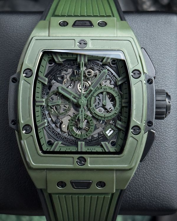 2025 Hublot Spirit Of Big Bang L.E. 42MM Green Dial Rubber Strap (642.GX.5210.RX)