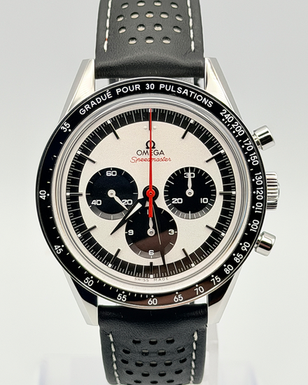 2018 Omega Speedmaster Anniversary Series L.E. 39.7MM Silver Dial Leather Strap (311.32.40.30.02.001)