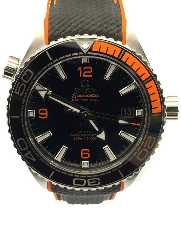 2023 Omega Seamaster Planet Ocean 600M 43.5MM Black Dial Rubber Strap (215.32.44.21.01.001)