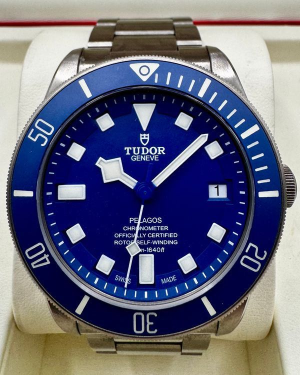 2020 Tudor Pelagos 42MM Blue Dial Titanium Bracelet (25600TB)