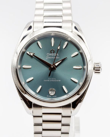 2024 Omega Seamaster Aqua Terra 150M "Shades" 34MM Green Dial Steel Bracelet (220.10.34.20.10.001)