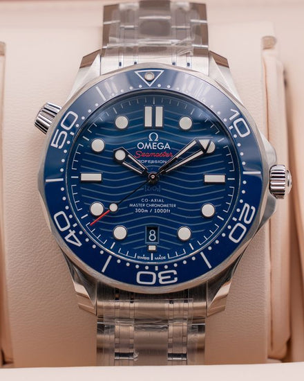 2026 Omega Seamaster Diver 300M 42MM Blue Dial Steel Bracelet  (210.30.42.20.03.001)