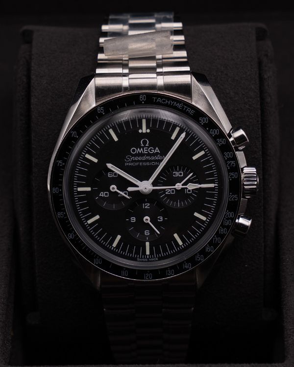 2026 Omega Speedmaster Professional Moonwatch 42MM Black Dial Steel Bracelet (310.30.42.50.01.001)