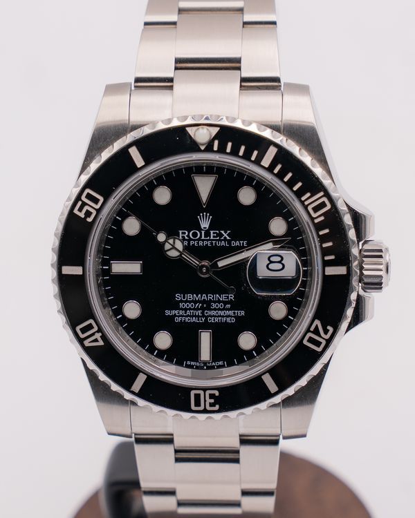 Rolex Submariner Date 40MM Black Dial Oyster Bracelet (116610LN)