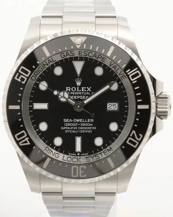 2022 Rolex Sea-Dweller Deepsea 44MM Black Dial Oyster Bracelet (126660)
