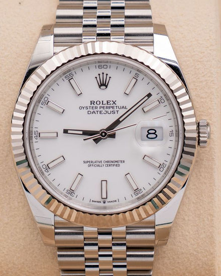 2026 Rolex Datejust 41MM White Dial Jubilee Bracelet (126334)