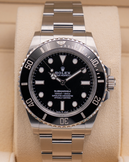 2025 Rolex Submariner No-Date 41MM Black Dial Oyster Bracelet (124060)