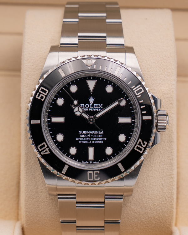 2025 Rolex Submariner No-Date 41MM Black Dial Oyster Bracelet (124060)