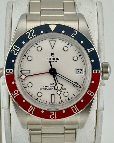 No Reserve -  2026 Tudor Black Bay GMT "Pepsi" 41MM White Dial Steel Bracelet (79830RB)
