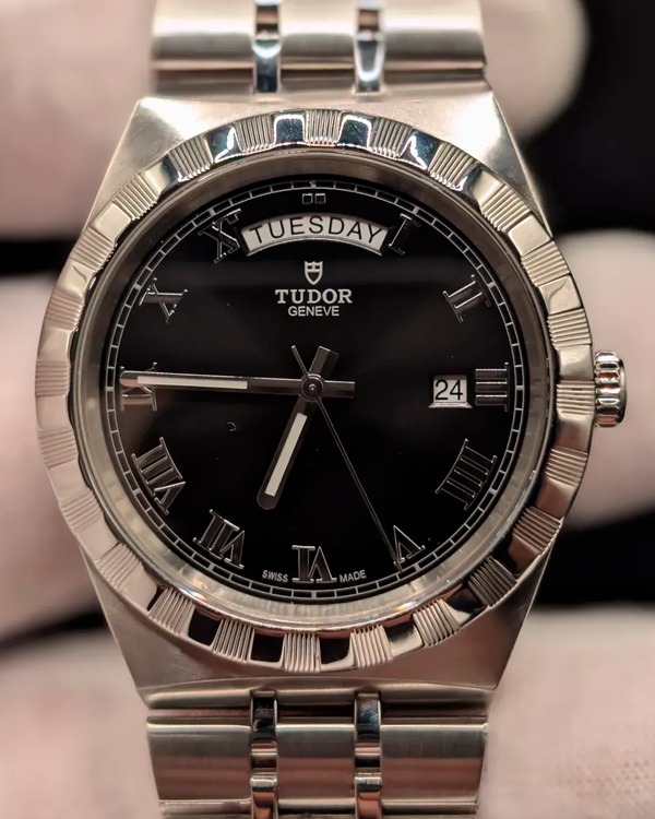 No Reserve - 2023 Tudor Royal 41MM Black Dial Steel Bracelet (28600)