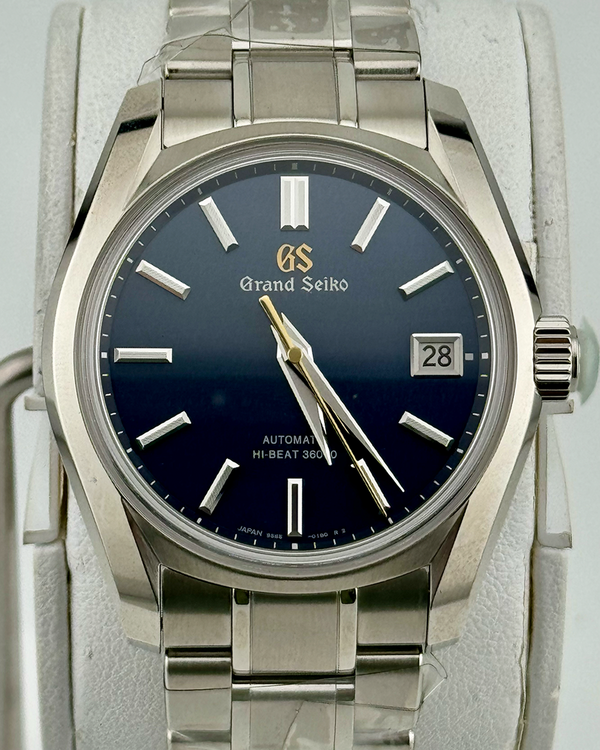 No Reserve - 2023 Grand Seiko Heritage "Shūbun" 40MM Blue Dial Steel Bracelet (SBGH273)