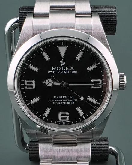 Rolex Explorer 39MM Black Dial Oyster Bracelet (214270)