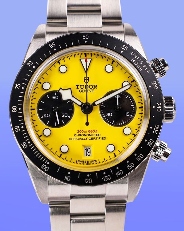 2026 Tudor Black Bay Chrono "Bumblebee" 39MM Yellow Dial Steel Bracelet (79310N)