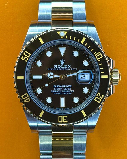 2023 Rolex Submariner Date 41MM Black Dial Two-Tone Oyster Bracelet (126613LN)