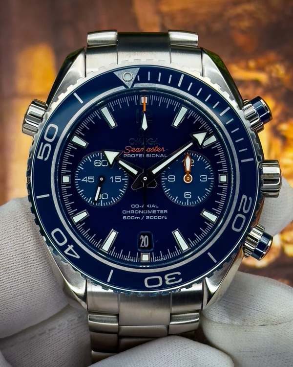2025 Omega Seamaster Planet Ocean 600M 45.5MM Blue Dial Titanium Bracelet (232.90.46.51.03.001)