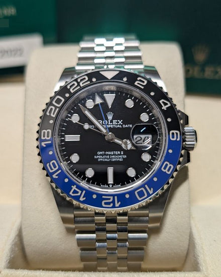 2022 Rolex GMT-Master II "Batgirl" 40MM Black Dial Jubilee Bracelet (126710BLNR)