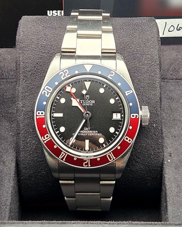 2021 Tudor Black Bay GMT "Pepsi" 41MM Black Dial Steel Bracelet (79830RB)