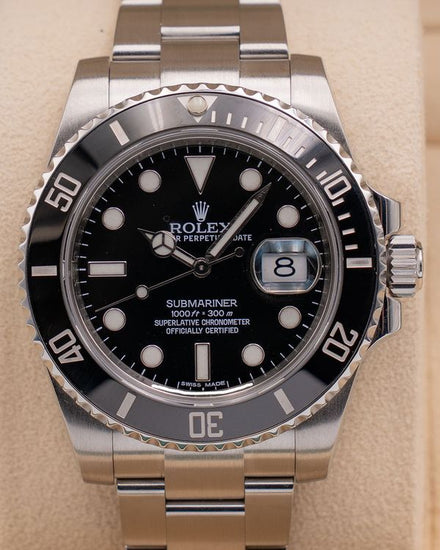 2013 Rolex Submariner Date 40MM Black Dial Oyster Bracelet (116610LN)
