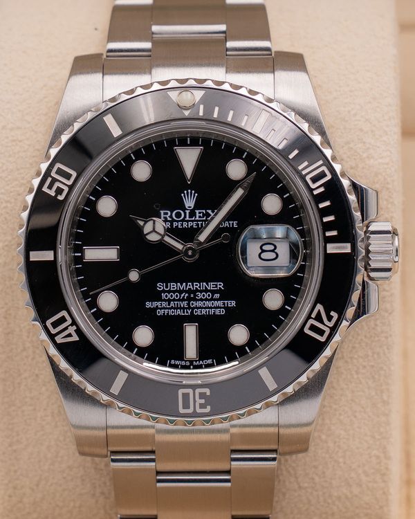 2013 Rolex Submariner Date 40MM Black Dial Oyster Bracelet (116610LN)