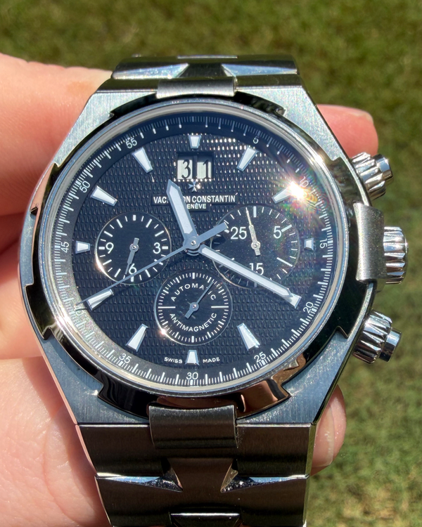 Vacheron Constantin Overseas Chronograph 42MM Black Dial Steel Bracelet (49150)