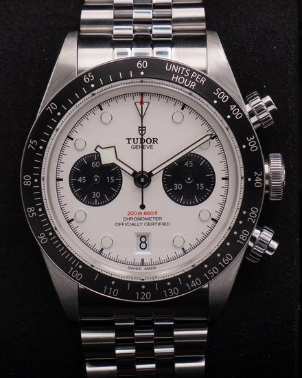 Tudor Black Bay Chrono "Panda" 41MM White Dial Steel Bracelet (79360N)