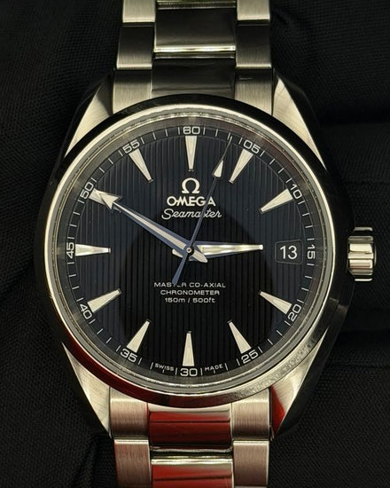 2016 Omega Seamaster Aqua Terra 150M 38.5MM Black Dial Steel Bracelet (231.10.39.21.01.002)