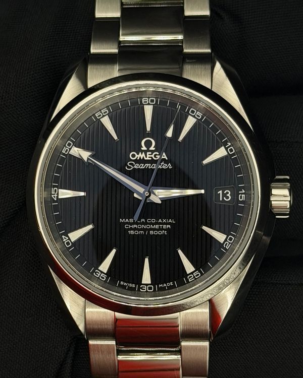2016 Omega Seamaster Aqua Terra 150M 38.5MM Black Dial Steel Bracelet (231.10.39.21.01.002)