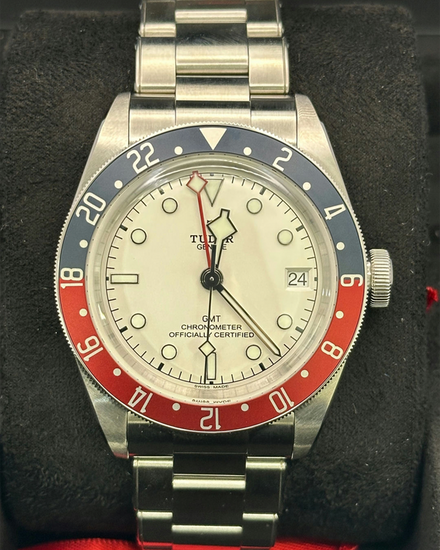 2026 Tudor Black Bay GMT "Pepsi" 41MM White Dial Steel Bracelet (79830RB)