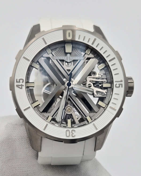 2023 Ulysse Nardin Diver X Skeleton 44MM Skeleton Dial Rubber Strap (3723-170-1A)