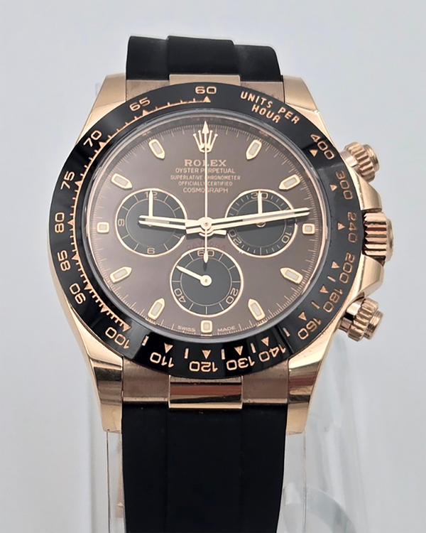 2023 Rolex Cosmograph Daytona 40MM Chocolate Dial Oysterflex Strap (116515LN)