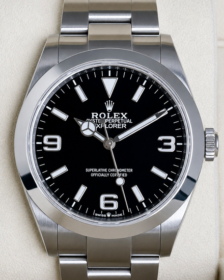 No Reserve - 2026 Rolex Explorer 40MM Black Dial Oyster Bracelet (224270)