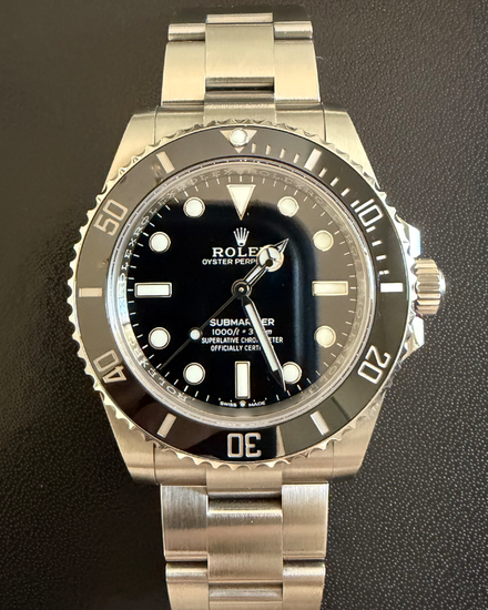 2023 Rolex Submariner No-Date 41MM Black Dial Oyster Bracelet (124060)