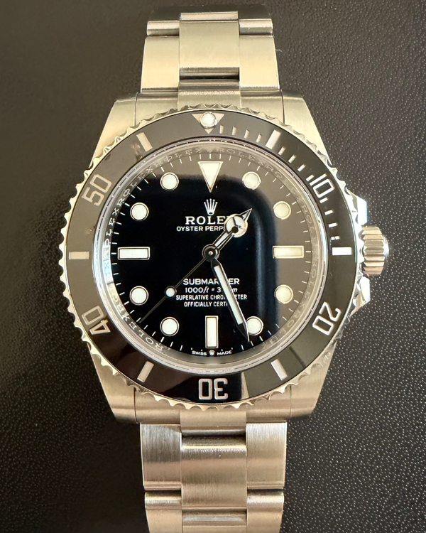 2023 Rolex Submariner No-Date 41MM Black Dial Oyster Bracelet (124060)