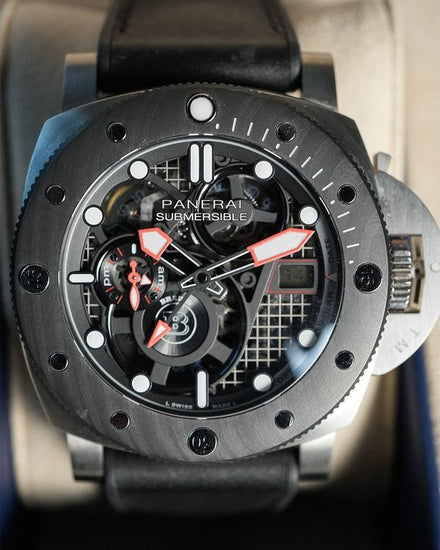 2024 Panerai Submersible S "Brabus" eTitanio L.E. 47MM Skeleton Dial Rubber Strap (PAM01403)